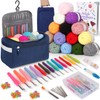 Coopay 73-Piece Crochet Set for Beginners, Portable Crochet Hook Set