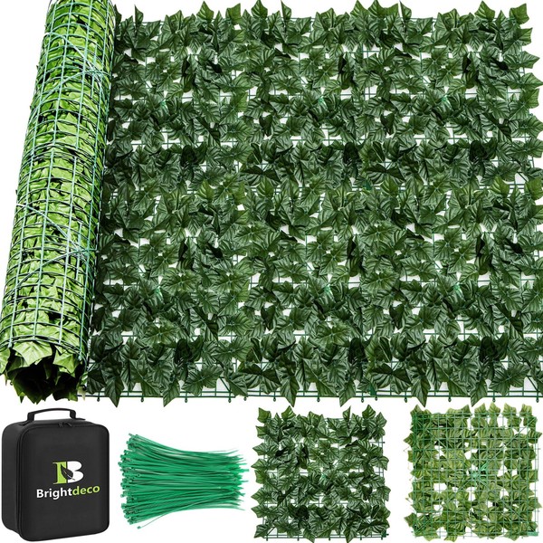 BDUSXYZ Artificial Ivy Privacy Fence Screen 60x100in Privacy Hedges Wall