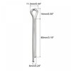 sourcing map 8 Pieces Split Cotter Pin Fixing Stainless Steel
