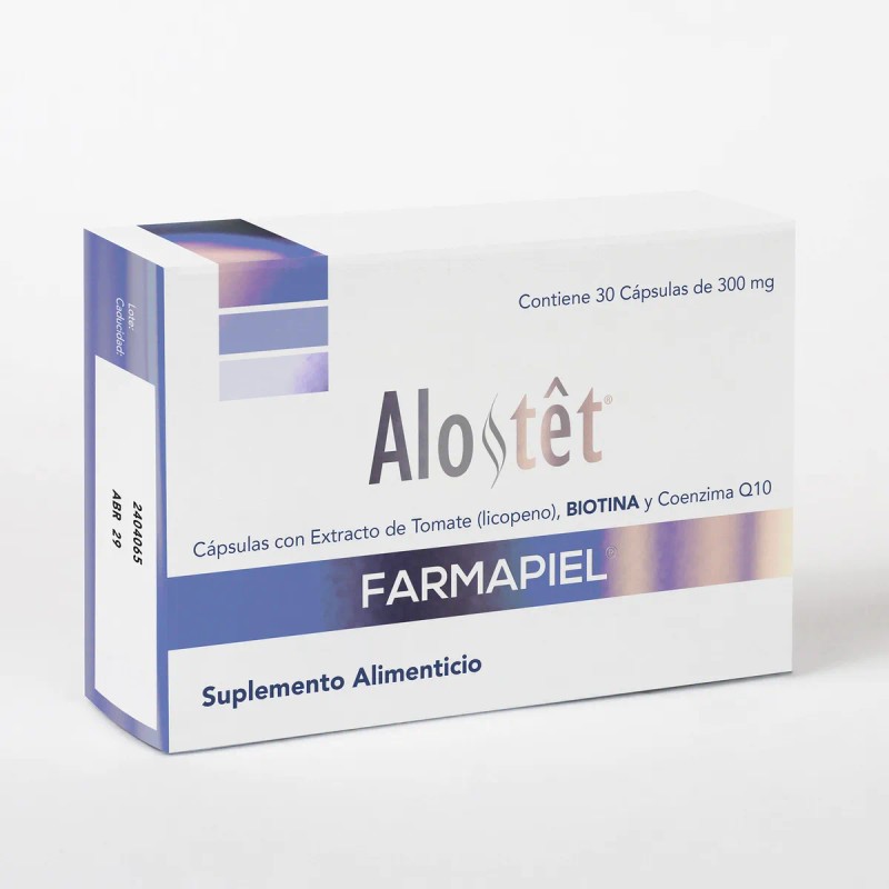 Alostet Suplemento De Biotina Crecimiento De Cabello 30 Caps
