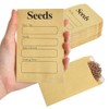 BEISHIDA 150 Pcs Seed Envelopes, Resealable Small Brown Kraft Paper