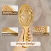 Combetter Hair Brush Natural Bamboo Paddle Detangling Hair Brush, Suit