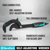 DURATECH Multi-function Adjustable Pipe Wrench Set, 2-Piece, Quick Self-Adjusting, Power