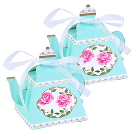 Allbusky 30PCS Vintage Paper Candy Box, Wedding Favour Boxes, Teapot Shape Party Gift Box, Party Packs Party Decorations for Baby Shower Wedding Party New Year