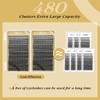 Cluster Lashes 480 Pcs QUEWEL Individual Eyelashes MIX10-18mm D Curl