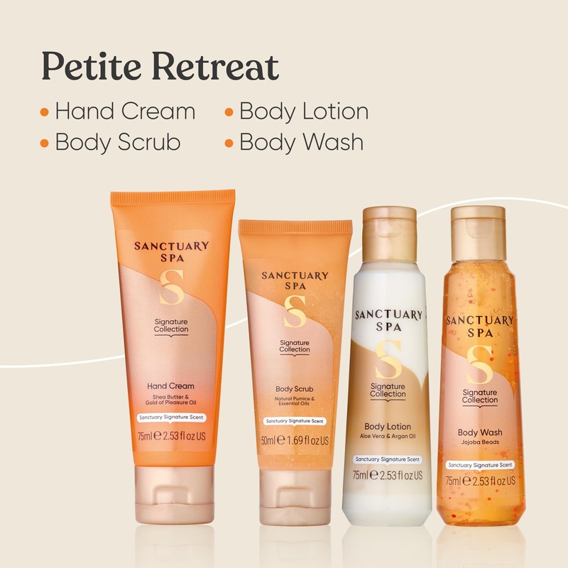 Sanctuary Spa Petite Retreat Gift Set, Vegan, Gift For Women,