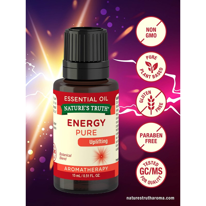 Nature's Truth Energy Essential Oil, 0.51 Fluid Ounce