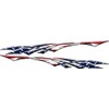 2 Car Truck American Flag Side Decals Graphics Stripes Vinyl