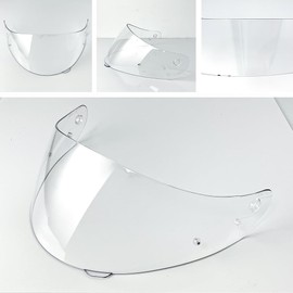 ZQIYDYP HJ-17 Helmet Visor,UV Protective Scratch-Resistant Helmet Face Shield Windproof Visor Compatible with HJC CL-MAX 2,CL-MAX 3,IS-MAX BT,SY-MAX 2,IS-MAX 3,C90,C91,C91N(Clear-Day&Night Use)