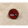 NOS Vintage No Smoking Pin Back Tie Tac Metal Enamel