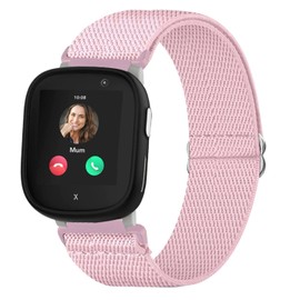 CUNUJIX Elastic Children's Nylon Bracelet Replacement for Xplora X6 Bracelet, Stretchy Loop Fabric Replacement Strap for Xplora X6 Play Girls Boys, Nylon, No gemstone