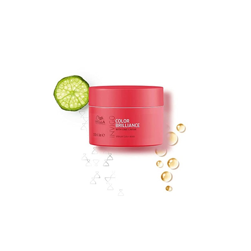Wella Professionals Invigo Color Brilliance Mascarilla, Lime Caviar - 150