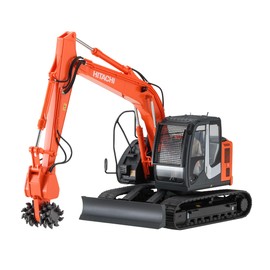 Hasegawa 1/35 Hitachi Construction Machinery Hydraulic Excavator ZAXIS135US Cutting Cutter Model 66111 (Automotive)
