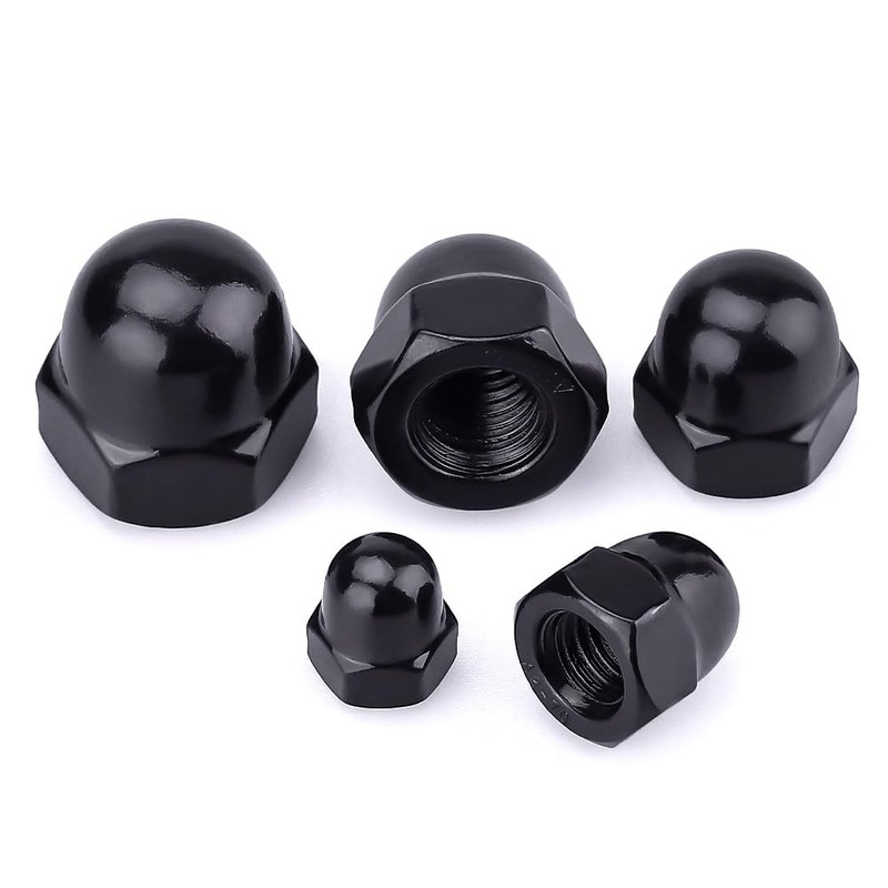 5/16"-18 Hex Head Acorn Cap Nuts, 304 Stainless Steel 18-8