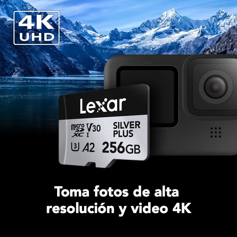 Tarjeta De Memoria Lexar 1066x Microsdxc 256gb Celular Dron