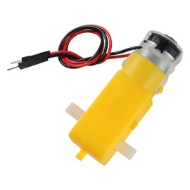 Dorhea 4PCS DC Electric Gear TT Motor DC 3V-6V Prewired Gear Motor Dual Shaft Intelligent Car Chassis for DIY Smart Car Robot Aircraft Toys/Robotic Body/Four-Wheel Drive Toy Car