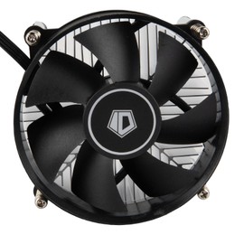 DK-15 PWM CPU Cooler for Intel LGA1200/115X, 57mm Height Low-Profile Desktop Computer Processor Air Cooler with Aluminum Fins, 4-pin 92mm PWM Fan, TDP 65W