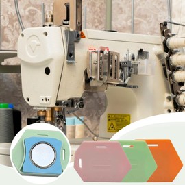 Magnetic Sewing Guide - Sewing Machine Magnetic Hemmer Seam Guide,Multi-Purpose Fabric Hemmer Gadgets Polygonal Quilting Tool for Magnet Making Denim Chiffon