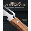 Vegetable Peeler 2-in-1 with Wooden Handle & Bottle Opener –