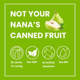 Del Monte Fruit Delights Sliced Pears with Salted Caramel in Extra Light Syrup, 15 oz. Cans, 12 Pack