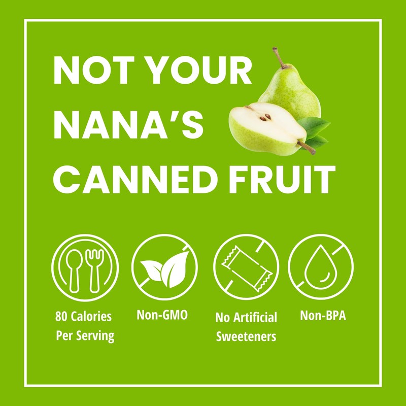 Del Monte Fruit Delights Sliced Pears with Salted Caramel in