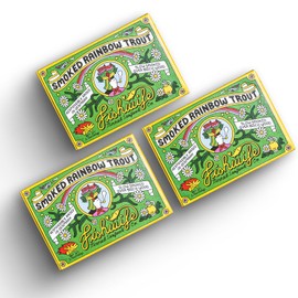 Fishwife Smoked Rainbow Trout 3-Pack (3.7 Ounce) | ASC-Certified Sustainable Seafood, Gluten Free | Handpacked in BPA-NI Tins