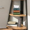 Hoowen Antique Wooden Book Tissue Holder, Decorative Square Tissue Cover