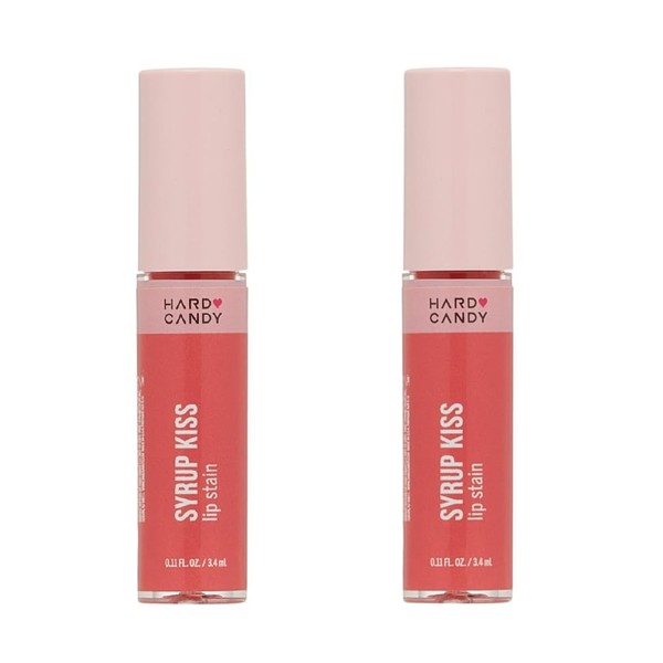 Hard Candy Pack of 2 Syrup Kiss Lip Stain, Peach