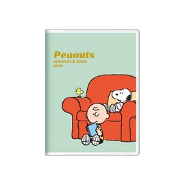 Sun-Star Stationery Snoopy Goods Character Planner 2026 Monthly A6 Mint Green S2959070