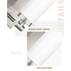 Emak Brushed Nickel Wall Sconces, 2 Light Bathroom Light Fixtures