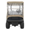 Classic Accessories Fairway Short Roof 2-Person Travel Golf Cart Enclosure,