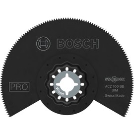 Bosch 1x PRO Multi Material ACZ 100 BB Multitool Blade (for Solid Laminate Vinyl, PVC, Wood with Nails, Ø 100 mm, Professional Accessory Multitool)