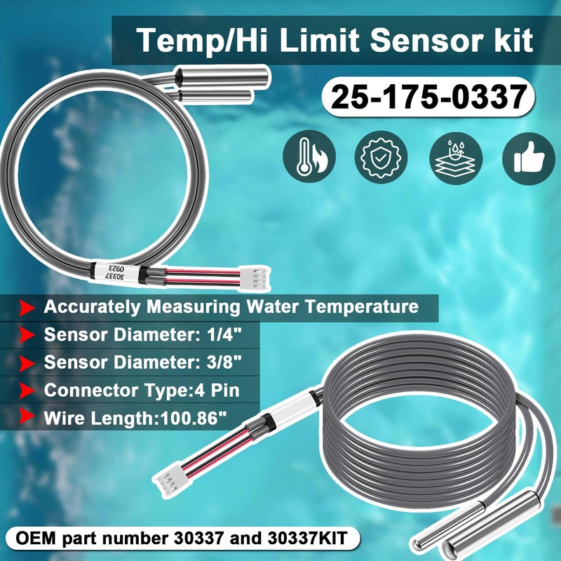 25-175-0337 Sensor Assembly with Temp and Hi-Limit Sensor fit for