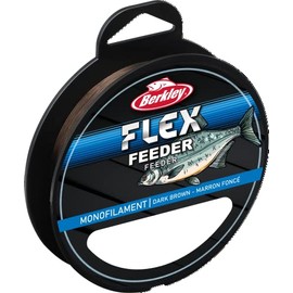 Berkley Flex SS Monofilament Feeder Line - Strong, Low Twist, Easy to Knot Very Abrasion Resistant, Salt Water Resistant - Perfect for the Coarse Fisherman!, Dark Brown