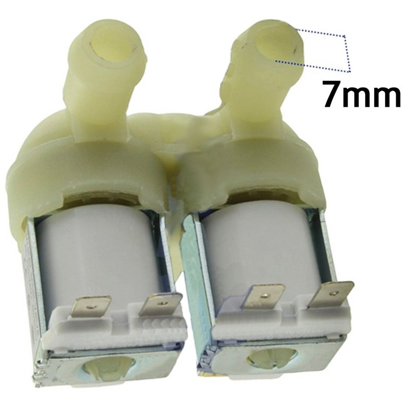 SPARES2GO Solenoid Cold Water Valve for Beko Washing Machine (Double
