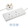 PRO ELEC PRO ELEC PELB1510 2 Gang Extension Lead 3m,