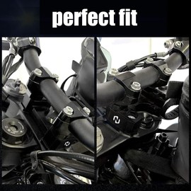 XIEYIGMO Black Handlebar Riser Mount Clamp Kit Compatible with KTM 790/890 Adventure 2019-2023,790/890 Adventure R/S 2021 2022 2023,Husqvarna Norden 901 2022 2023