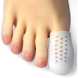 Hoogoo Hoogoo Big Toe Cap, 10 Pcs Breathable Toe Protector Toe Cover Sleeves with Holes, Reduce Friction, Protect Big Toe
