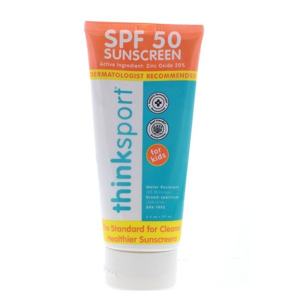 2 Pack of Thinksport Sunscreen SPF 50+, 6 Ounce