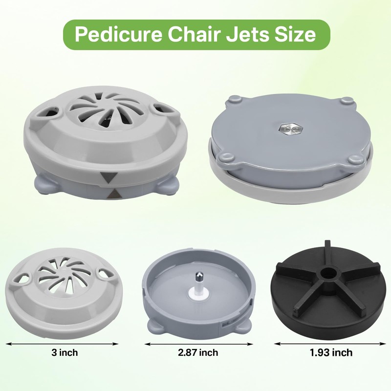 Luojiedejinbiao Magnetic Head Jet Pedicure SPA Chair Replacement Part for