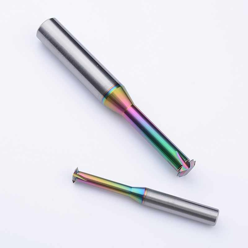 Metric Carbide Thread Milling Cutters Threading End Mills for Aluminum