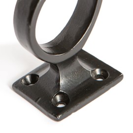 Hammer and Tongs - Square Back Hat & Coat Hook - W35mm x H80mm - Black - Pack of 5