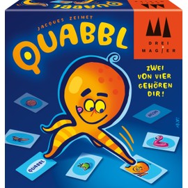 Schmidt Spiele 40898 Quabbl, Three Magicians Card Game, Children's Card Game