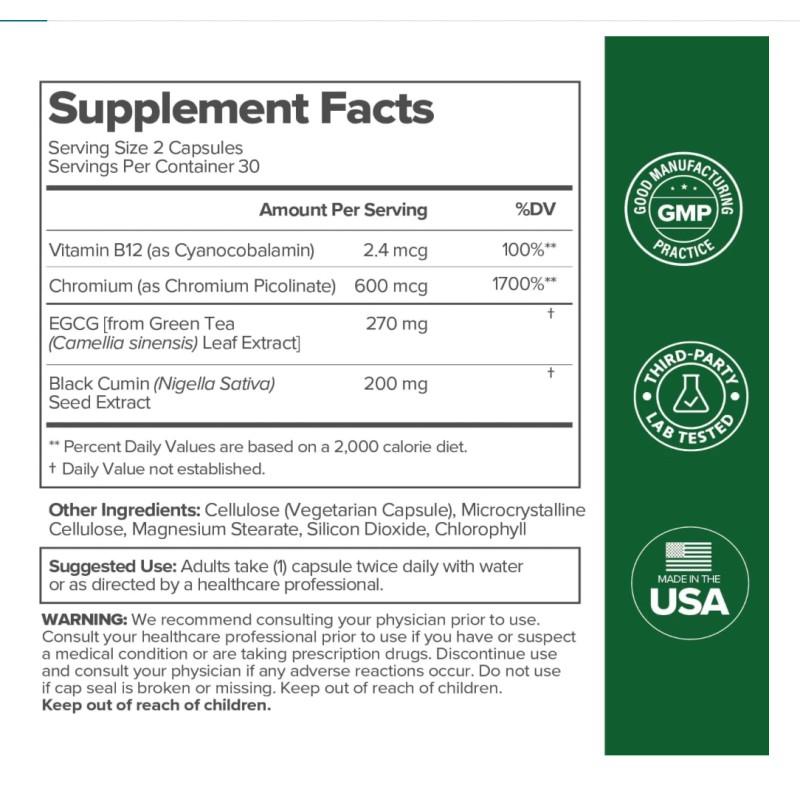 Moto Women's Metabolism Support Vegan Capsules, 30 Servings, exp02/28