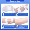 100 Count Transparent Film Dressing, Waterproof Bandages Post Surgical for