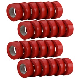 STADEA 2 Inch Wide x 60 Yards Red Stucco Tape UV Resistent, Waterproof Polyethylene Tape (PE Tape) - Pack of 24