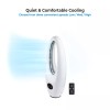 Comfort Zone 28" Oscillating Bladeless Tower Fan with Remote Control,