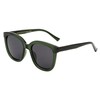 A.kjaerbede Billy Dark Green Transparent Sumglasses