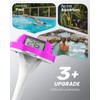 Pool Thermometer Floating Easy Read with Dual Jumbo-Sized Screens, Solar
