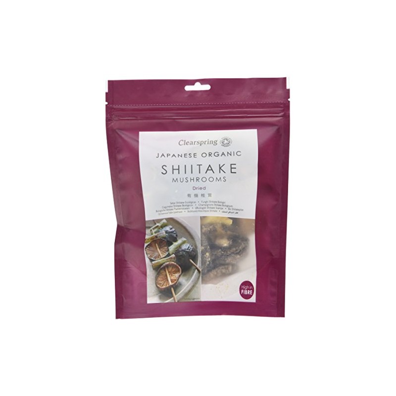Clearspring Organic Japanese Shiitake Mushrooms - Dried